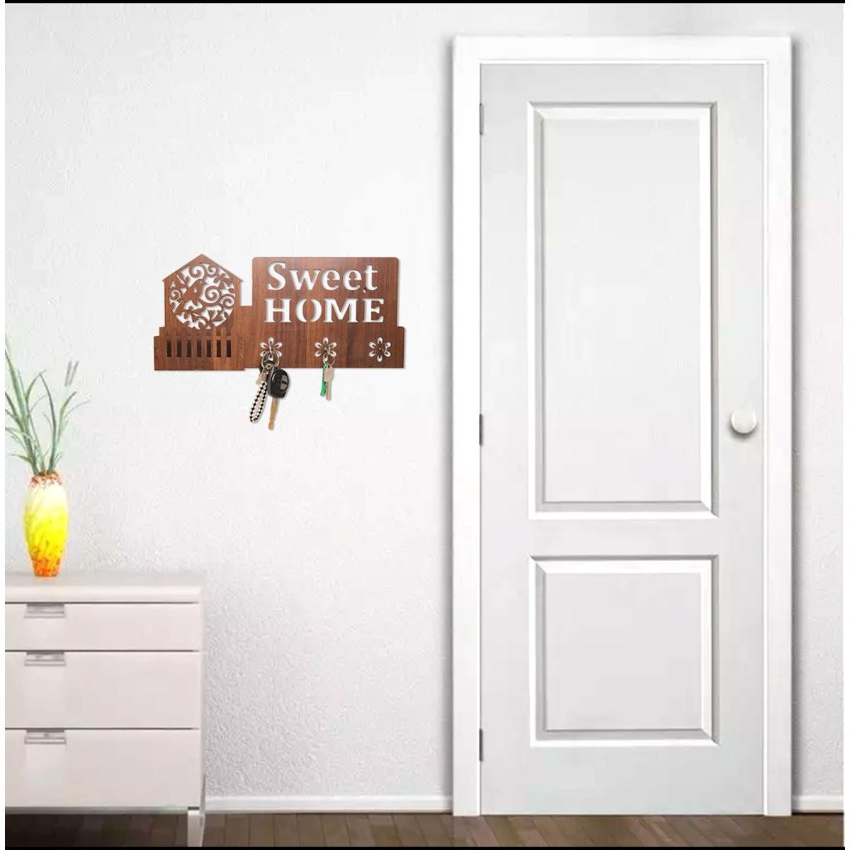 Home sweet wall key holder and mobile phone holder