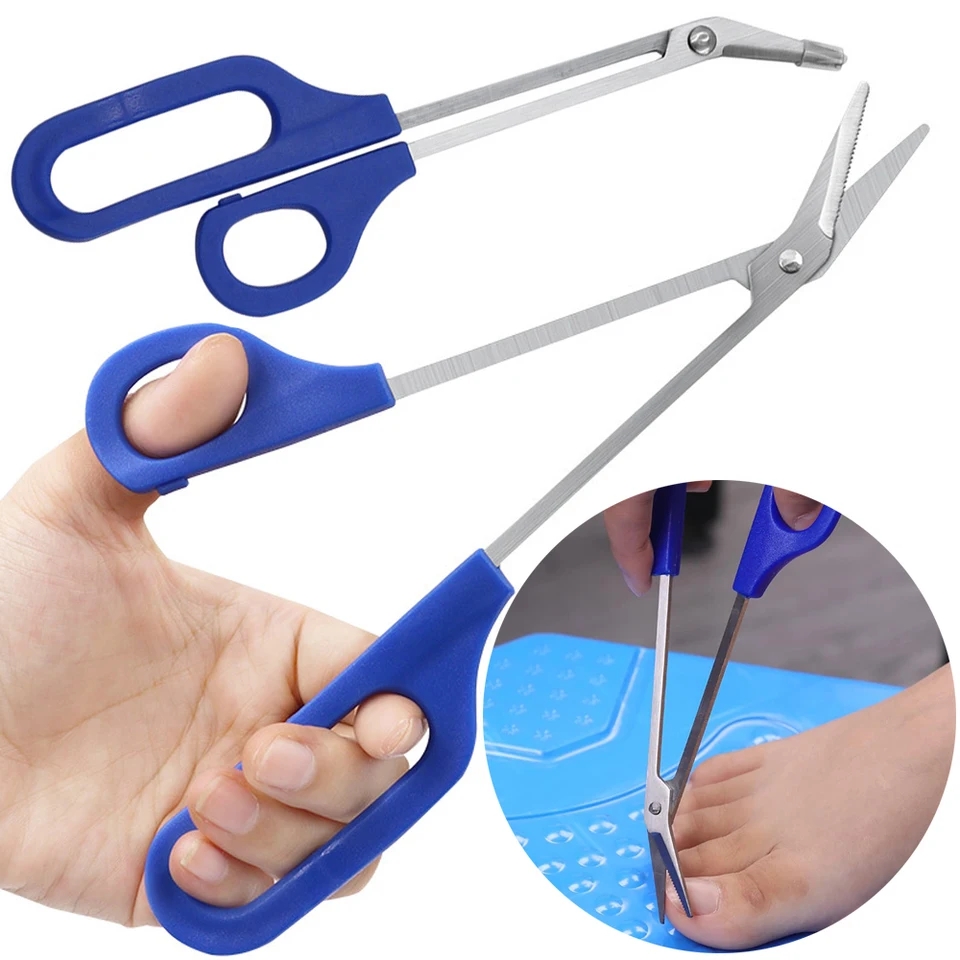 Long Handle Nail Clippers Toenail Toe Scissors Nail Care Pedicure