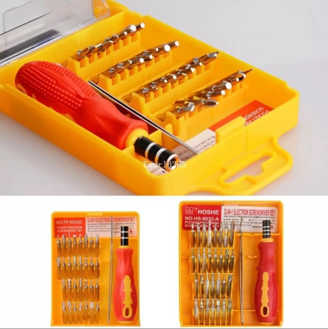 32 In 1 Precision Screwdriver Bit Set Mobile Phone, watches, glasses Repair Kit