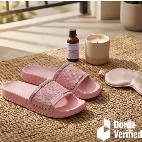Luxury Crown Design Waterproof Microfiber House Slippers for Women, Comfortable Soft Sole Flip Flops