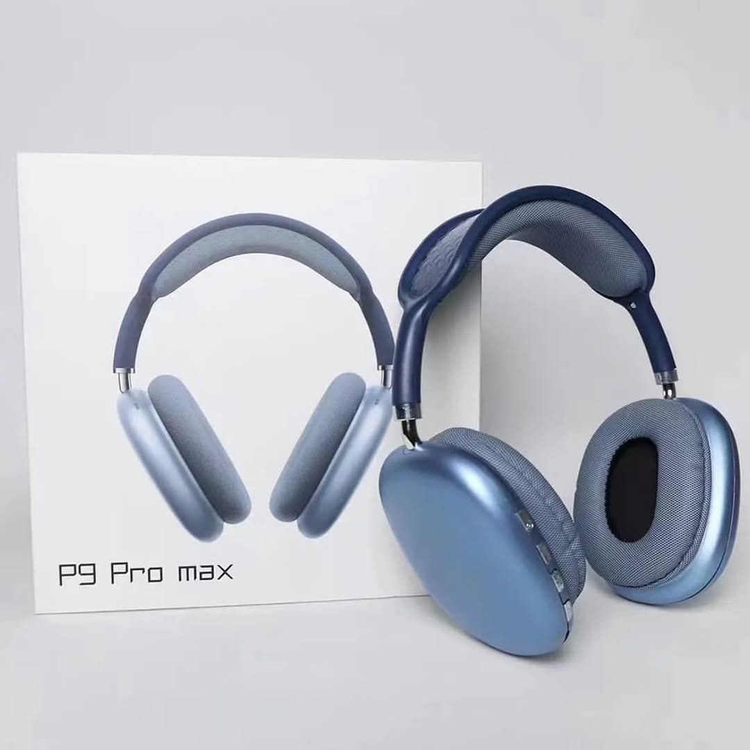 T9 Wireless Bluetooth Headphones  Foldable Over-Ear Headset  Stereo Sound  Built-in Mic  Compatible with All Bluetooth Devices.