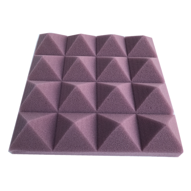 24pack 25x25x5cm Studio Acoustic Soundproof Foam Pyramid Sound ...