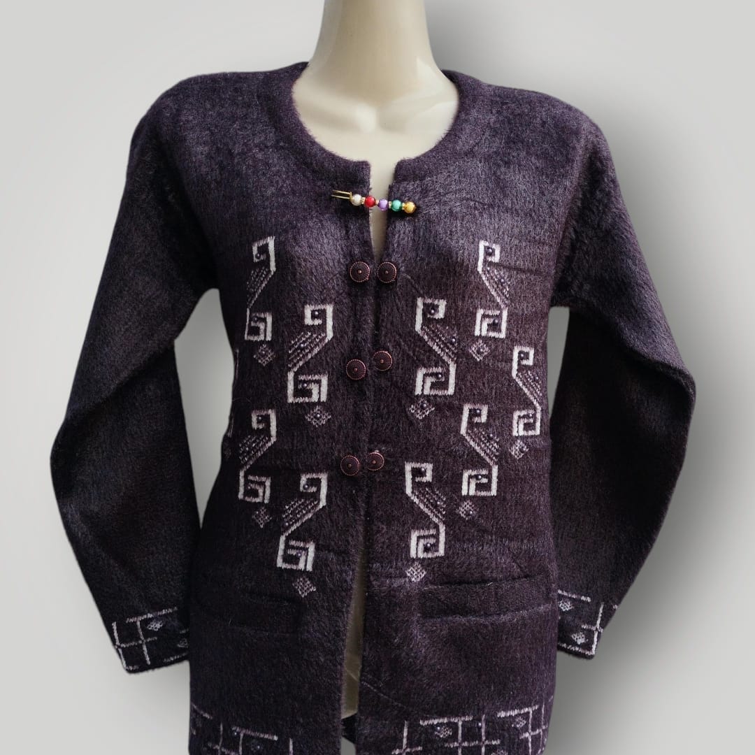 winter rabbit wool jersi for ladies