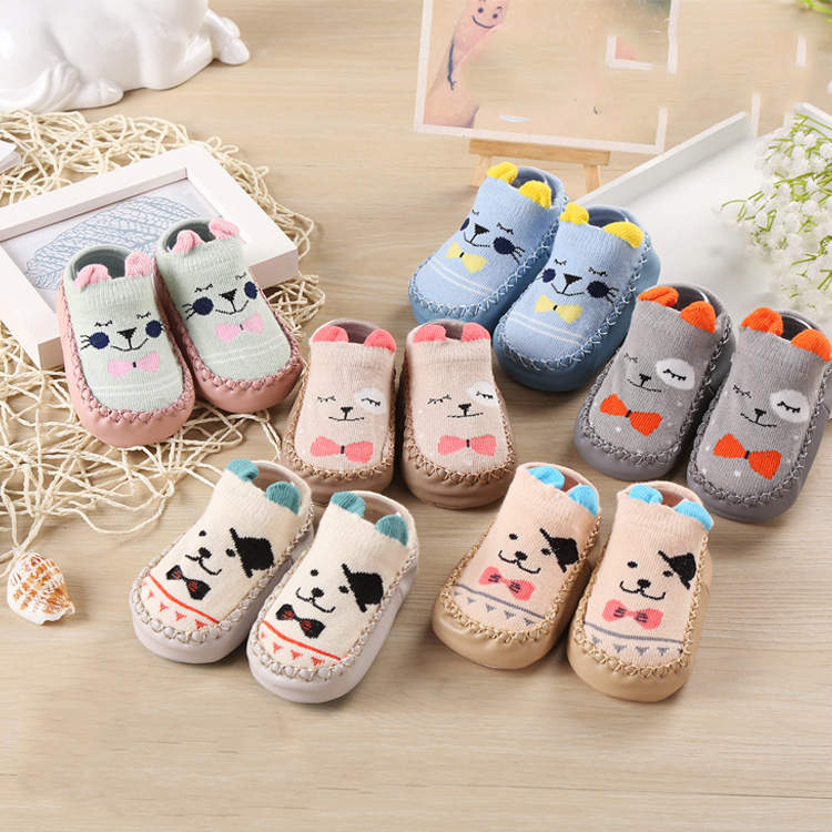 AngelsAttire cute cartoon antiskid floor sock shoes 1to3year