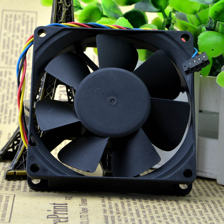 Fast 12V DC Cooling Fan for PC Incubator Laptop Exhaust Fan Peltier Processor - High Speed 3 Inch Computer Fan - Size 80x80x25mm