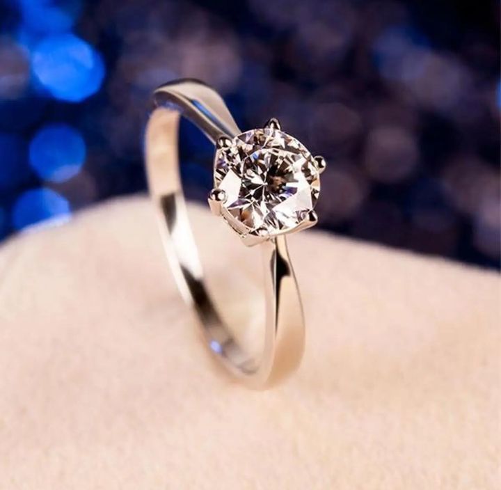 Diamond Ring Stainless Steel Ring For Girl & Woman