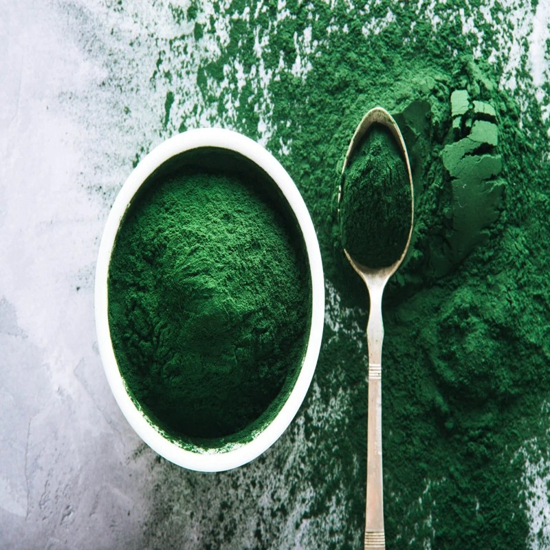 Organic Spirulina Powder Blue Green Algae High Protein Anti Oxidant Vegan Price Pakistan | Organic Spirulina Powder Blue Green Algae High Protein Anti Oxidant Vegan | 454 gram | 100% Pure Natural