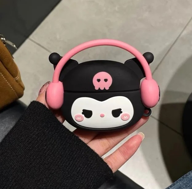Cute Character 3D Silicone Protective Case Compatible for 𐤠irpods Pro 1 & 2 Case With Hook 𐤠irpods Protective Cover