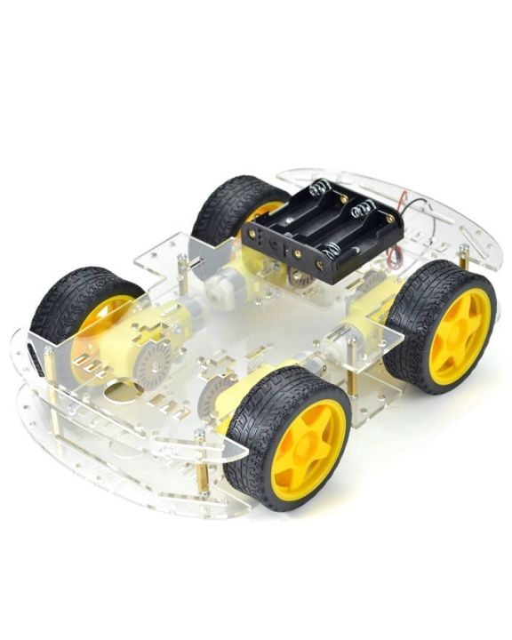 4WD 4 Wheel Drive Robot Base Car Chassis KIT for DIY Student Projects
