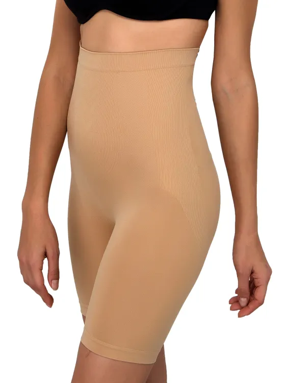 Wowen Seamless Shapewear Tummy Control Panty High Waist Lace Thigh Slimmer Body  Shaper Underwear Slimming Briefs 