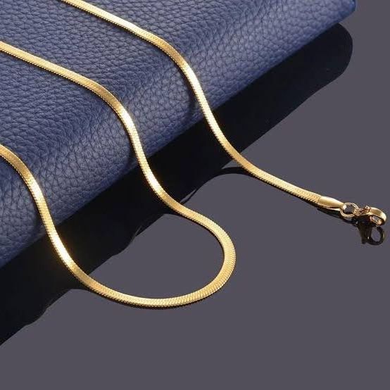 Silver Thin Snack Neck Chain for Men & Boys Chain Silver Necklace for Men
