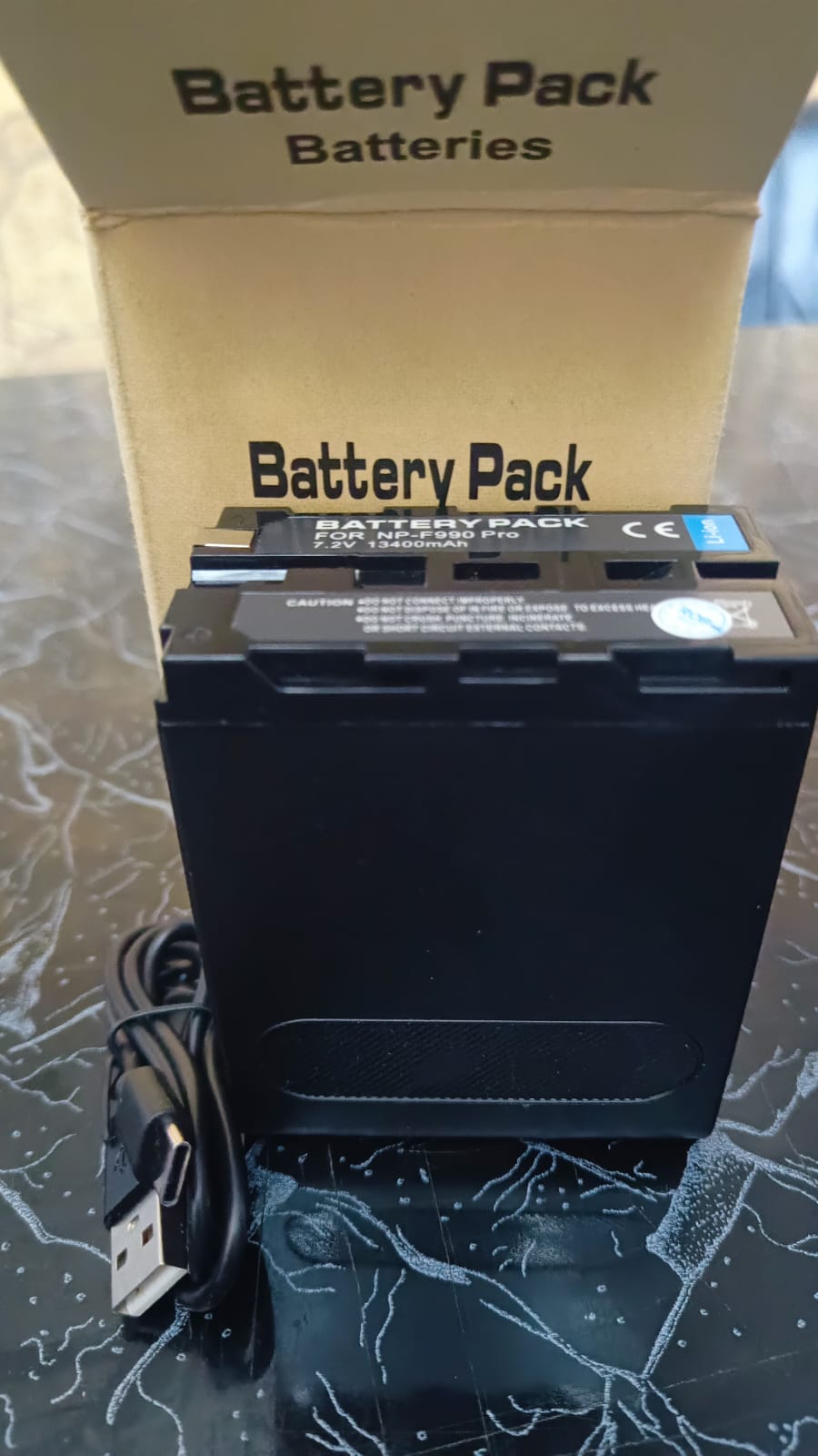 NPF990 Pro Battery Pack with TypeC USB Cable Daraz.pk