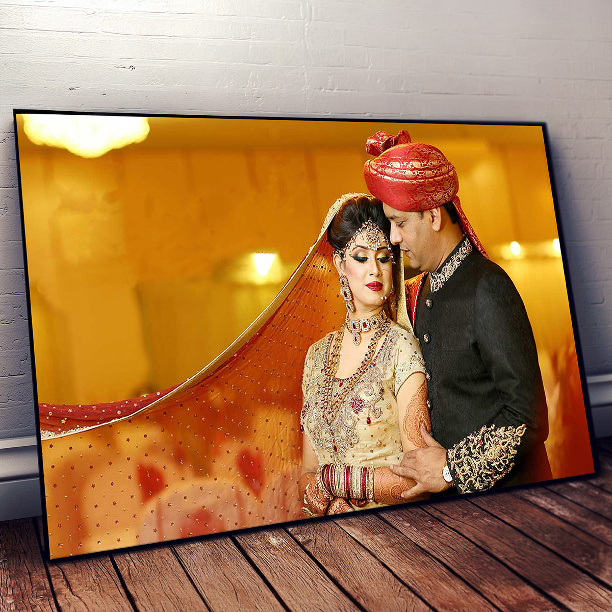 Customized Photo Print with Crystal Frame - High-Resolution HD Print, Glossy and Matt Finish