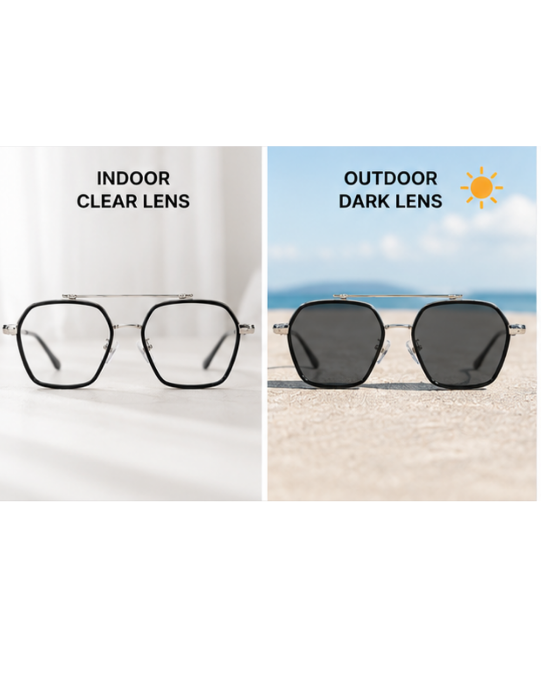 Solar Sunglasses for Men – Classic UV400 Protection Eyewear, Men's Fashion Sun Glasses