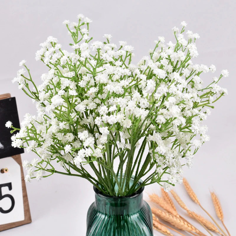 Artificial Flowers Gypsophila Bouquet For Home Decor Office Decor Decoration Blossom  Bunch Wedding and Party 1 Bunch