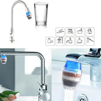 Stone Faucet Water Filter Coconut Carbon Filter Home Kitchen
