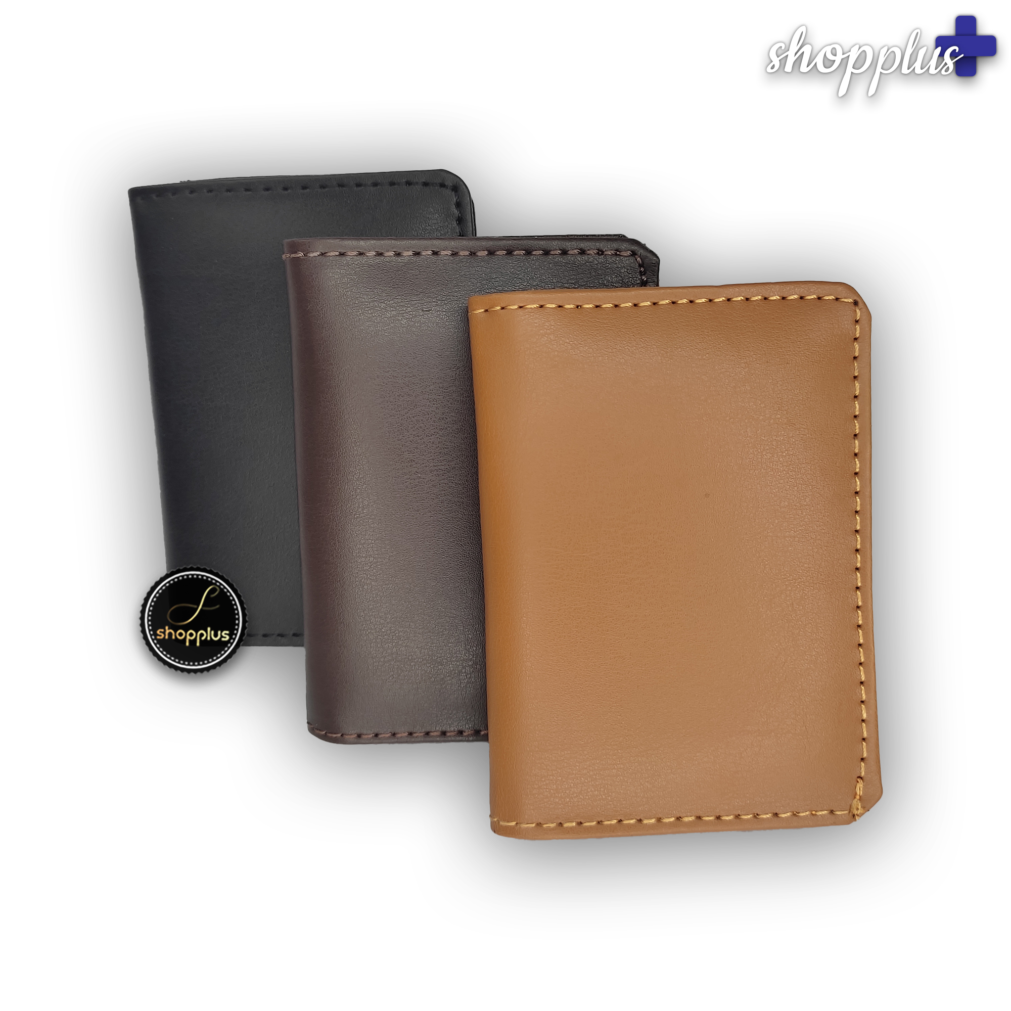 Slim Minimalist Wallet for Men - PU Leather  Snap-Free Card Holder with RFID Protection