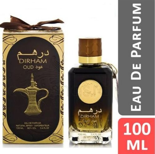 Oud Dirham Eau de Parfum – 100ml Natural Spray – Luxury Arabian Oriental Perfume for Men & Women – Long Lasting Woody, Floral & Musky Fragrance – Best Unisex Perfume for Daily Wear, Parties & Special Occasions – Ideal Gift for Him & Her