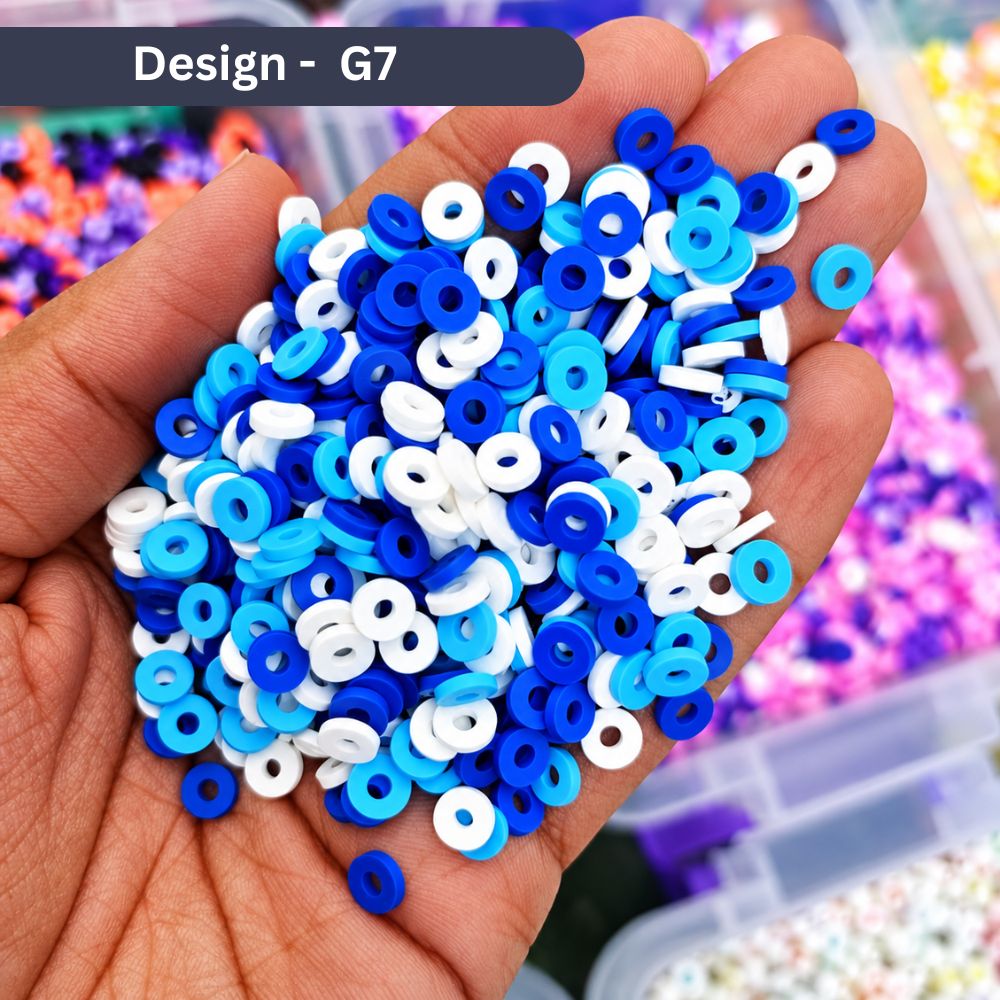250/500/1000/5000/ Pcs Jewelry Making Clay Rings Material Bracelet Rings Multicolor Multicolor Mix Clay Rings For Bracelet Making Buy Rings For Bracelet Beads Material Jewelry Making by SAMS COLLECTION