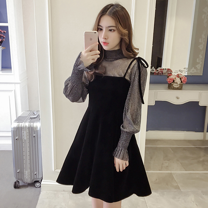 YAENHEY Spring New Elegant Two Piece Dress for Women Women Winter