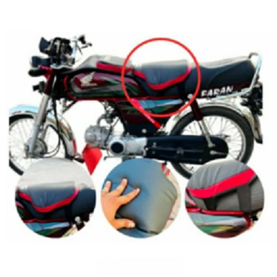 Best Bike Seat Cushion for Back Pain Red Black Waterproof Universal Relaxer Bike Cushion and Motorcycle Seat Cover