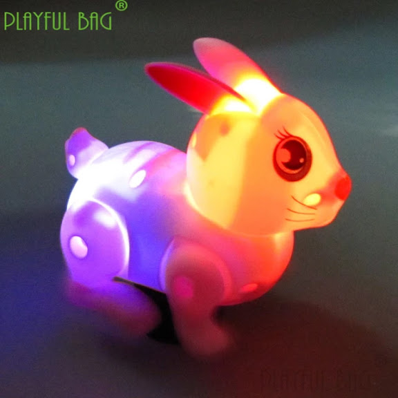 Electric Dancing Rabbit Simulation Toy With Lights and Music