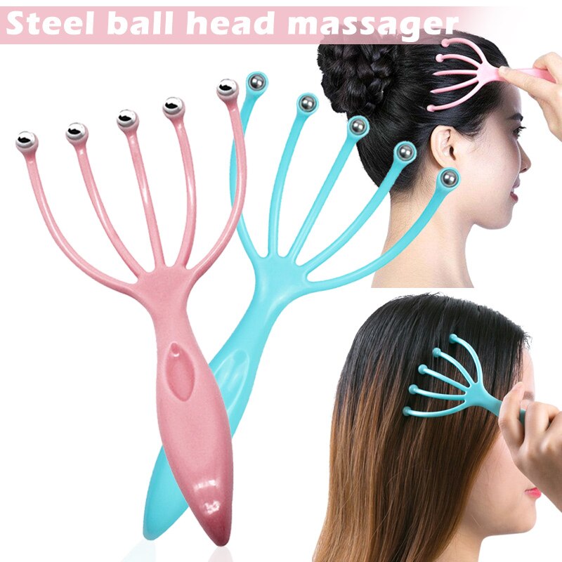 Buy Claw Head Massager Stress Relief Hair Therapy Rolling Ball Scalp
