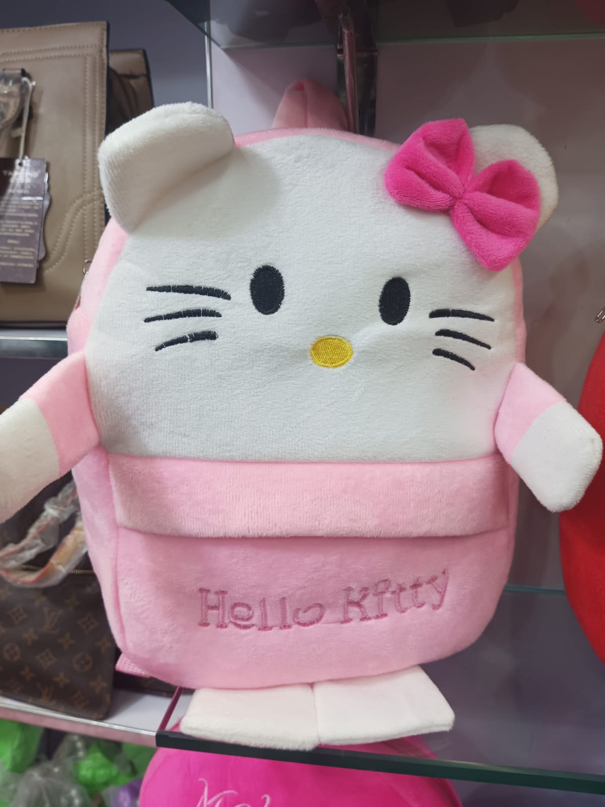 Cartoon Character Backpack for Small Kids plush Stuff Bag Size 13 inches (Lasani Traders)