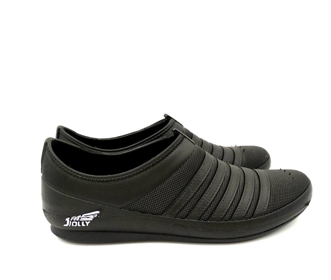 Black Rubber Jolly New Arrival Stylish Rubber Shoes