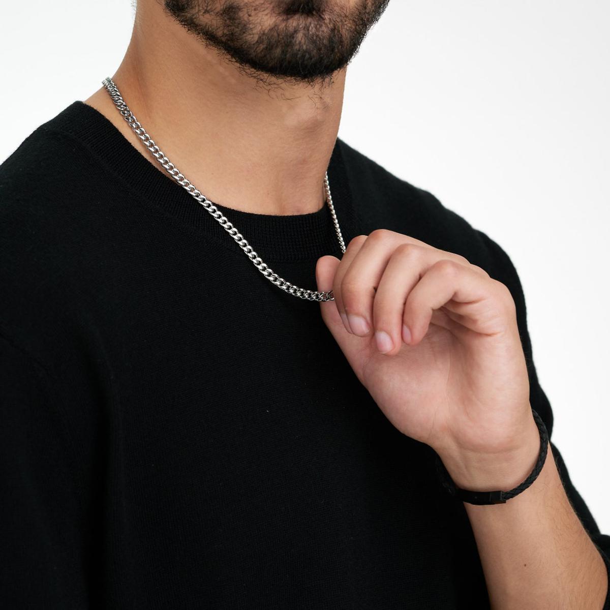Silver chain for Men Attractive Neck Chain Gift for Boys, Men