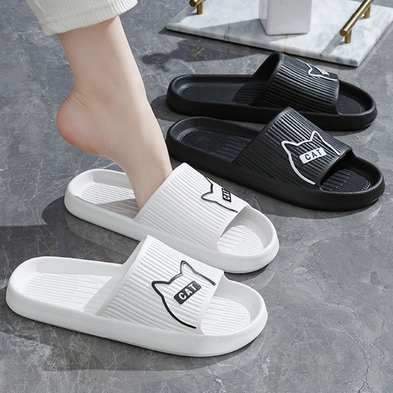 Summer Beach Thick Platform Slipper Sandals Women Eva Slippers Couple Home Flip Flops