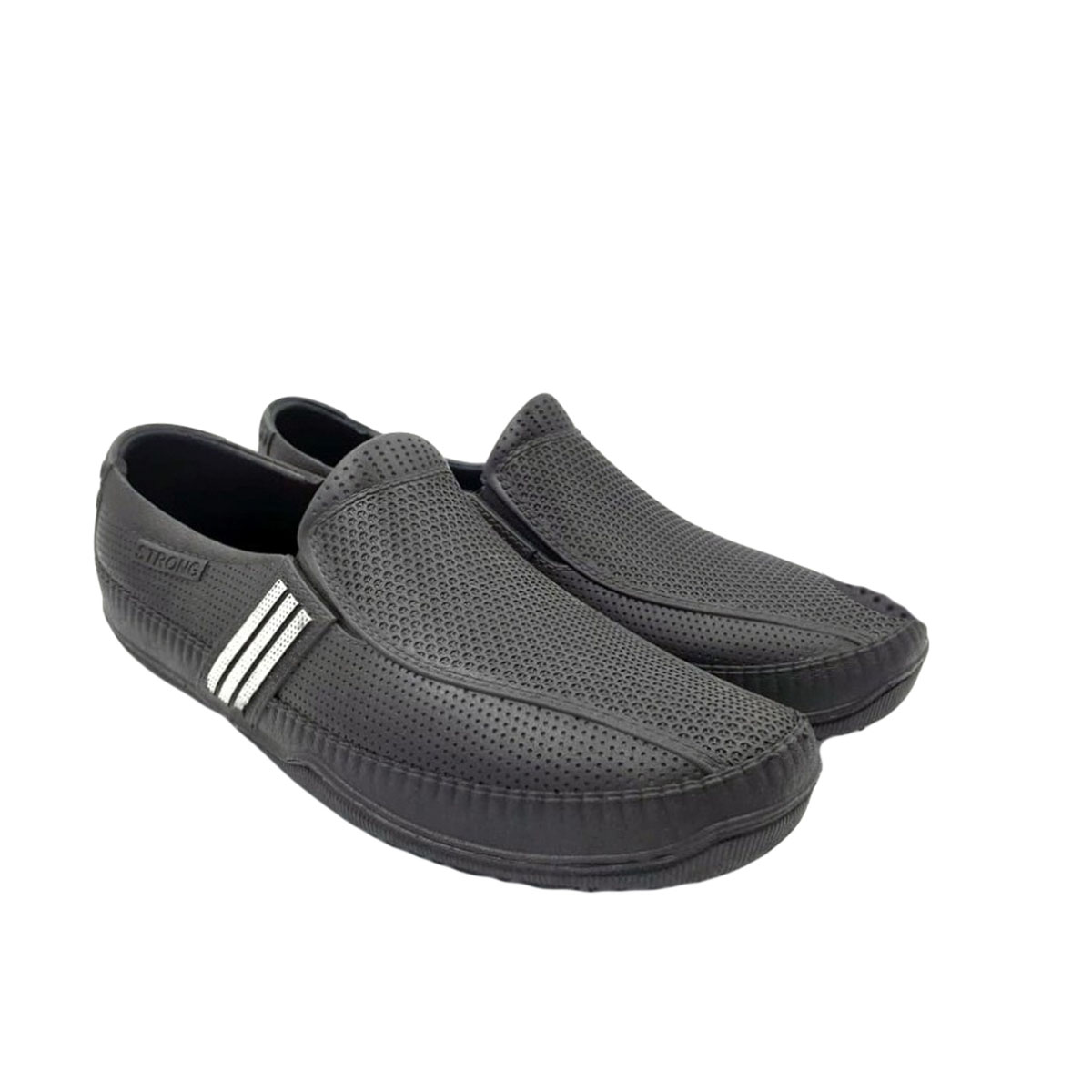 Black Rubber Comfortable Lightweight Mens Casual Sports Shoes For Men Indoor/Outdoor Boots