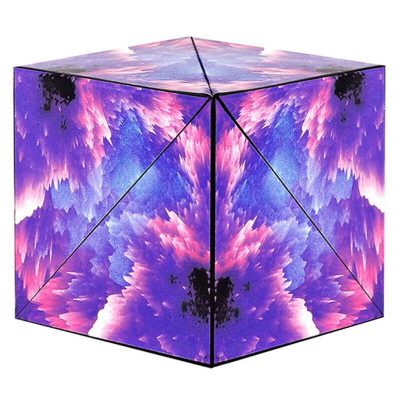 3D Geometric Brain Teaser Cube | Magnetic Rubiks Cube Infinity Changeable into 72 Shapes - Habiba Store Cube