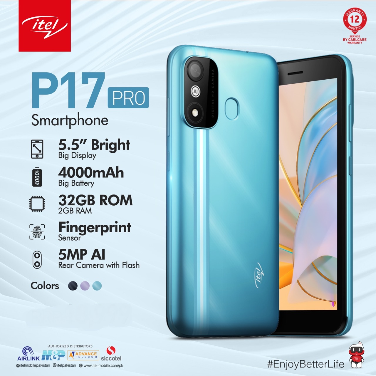 itel pro 17