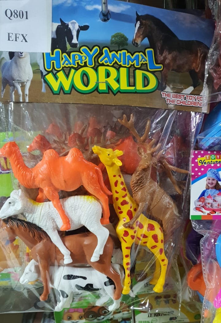 Happy Animal World Figures Kids Toys Kids Toys Miniature - Main Image