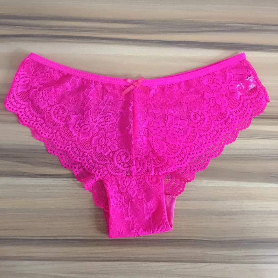 Pack of 2 Lace Net Transparent Panties for Women - Soft Cotton, Adjustable Fit, Daily Wear