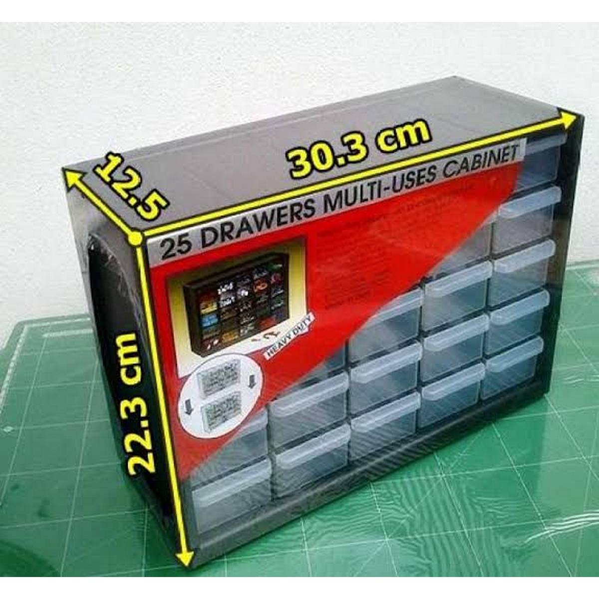 Cabinet 25 Plastic Draw Box Cabinet 25 Box Plastic Electronics Accessories Parts Stoarge Cabinets Small Parts Organizer Jewelry Box