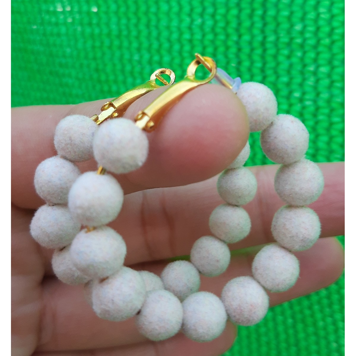 Hoop Classy Multi Balls Earring - Bubble Wrapped