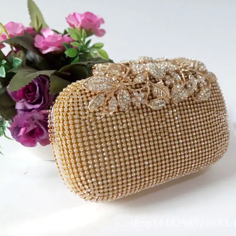 Trendy Fancy Clutches Luxurious Hot Beg For Women Rhinestone Evening Clutch Bags