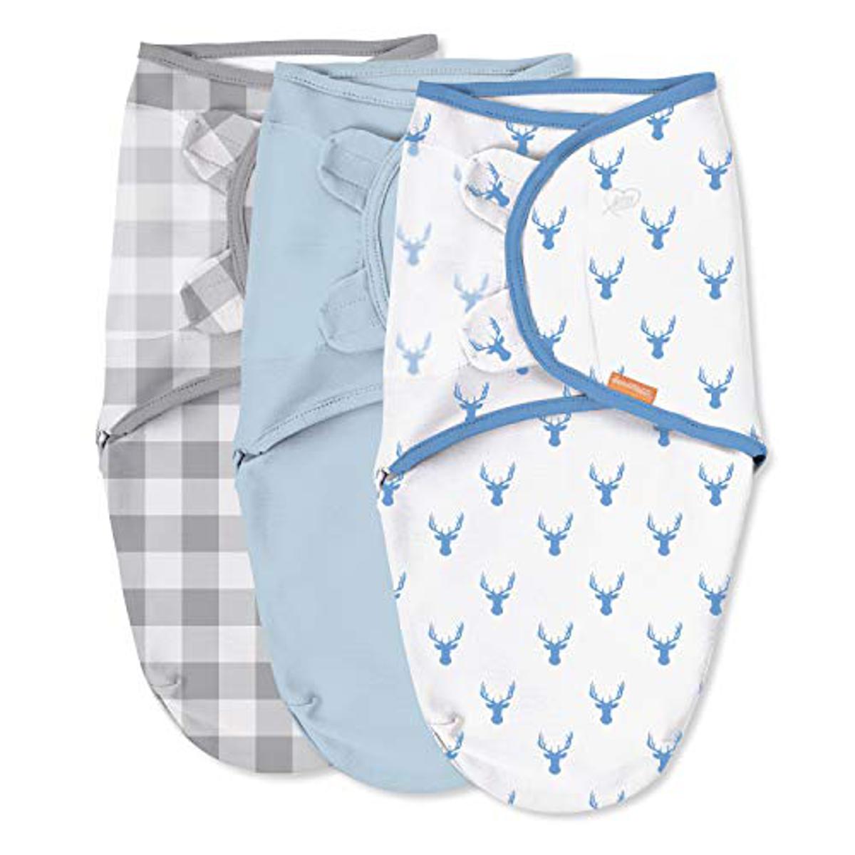 Newborn Baby Infant Kids Soft Swaddle Wrap Blanket Sleeping Bag in Multicolor