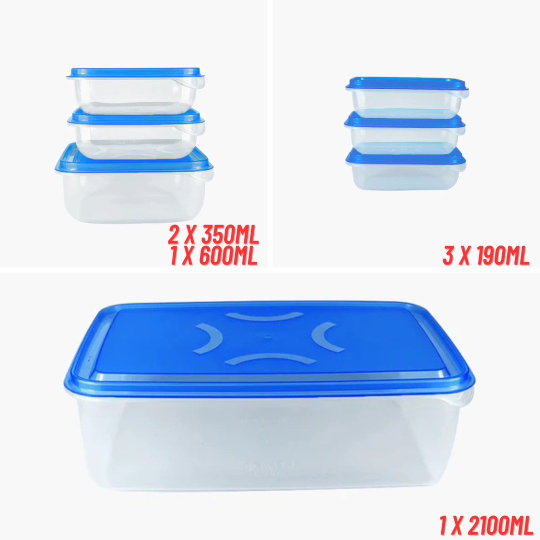 IKEA STYLE FOOD CONTAINERS, THUMB LOCK FOOD CONTAINER, STACKABLE