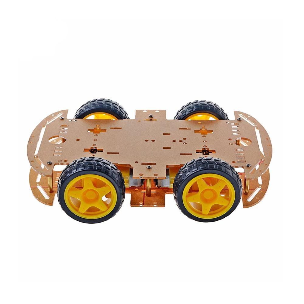 TT Motor Rubber Wheel 68mm x 26mm | DIY RC Car Robot Tyre | Plastic Rim Hub Geared Motor Wheel