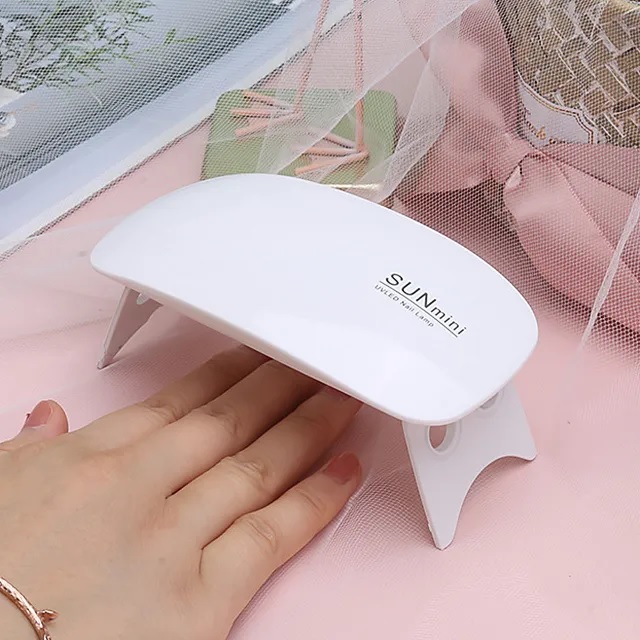 🌸 SUN Mini DC Power 6 W UV/LED Foldable Nail Art Light with USB Cable Professional USB Mini Gel Nail Lamp for Fast, Safe & Easy Nail Art price in Pakistan