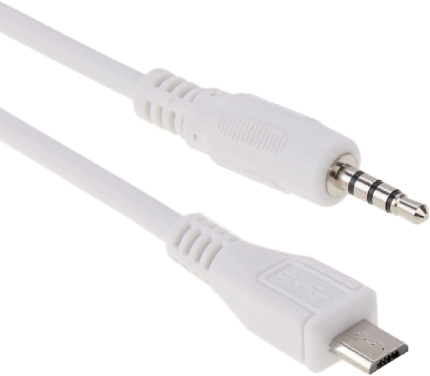 Micro USB to 3.5mm Audio Cable 2ft (7 Inch) for V8 Sound Card – High Quality AUX Converter Cable for Recording & Live Streaming