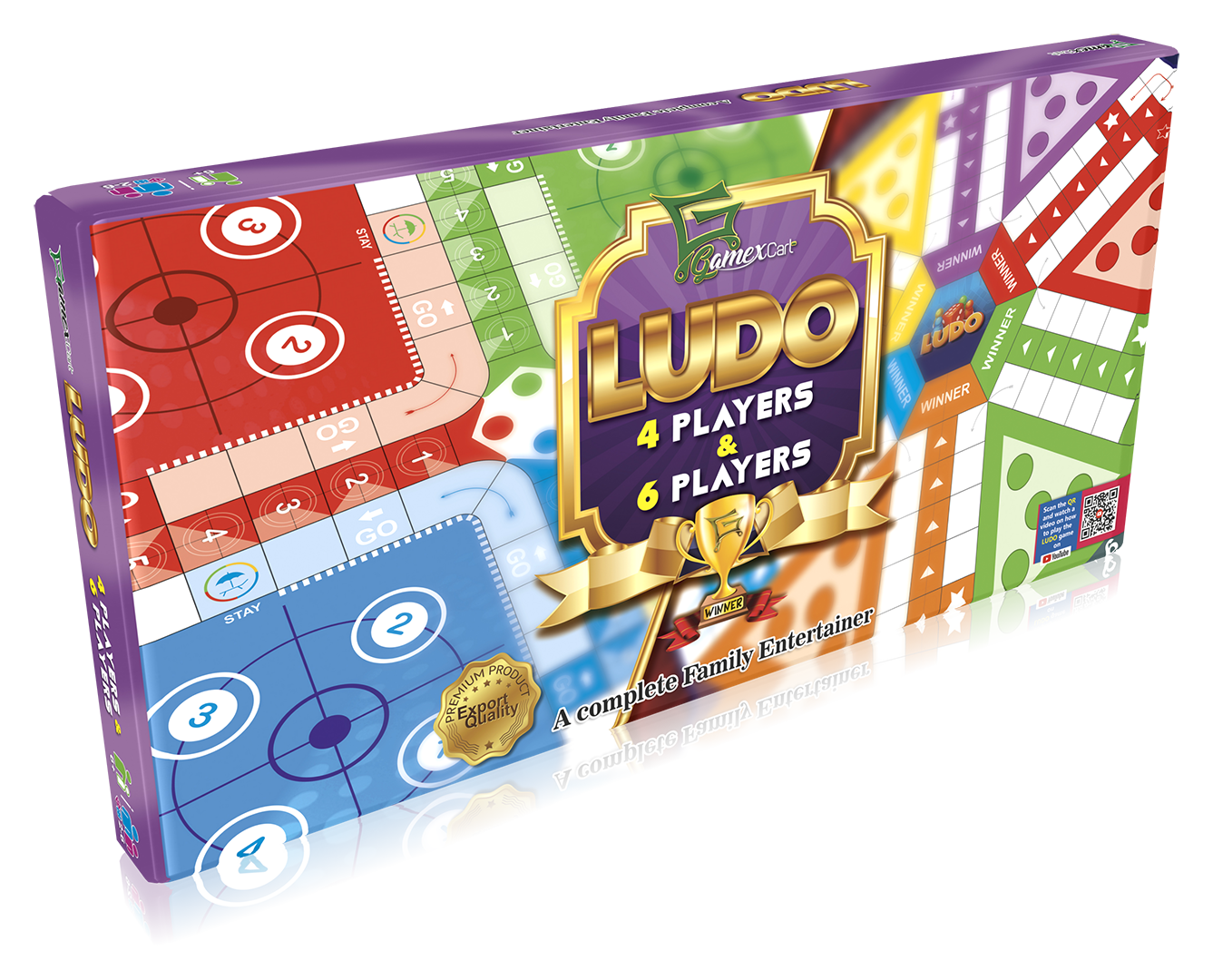 Ludo – 4 & 6 Players Board Game Indoor Game