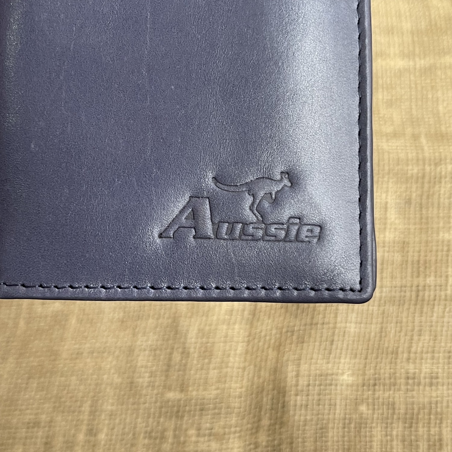 Long Wallet Genuine  Gray Leather for women
