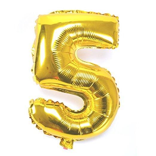 32 Inch Digit Foil Balloon Big Size Numbers Foil Balloons for Birthday