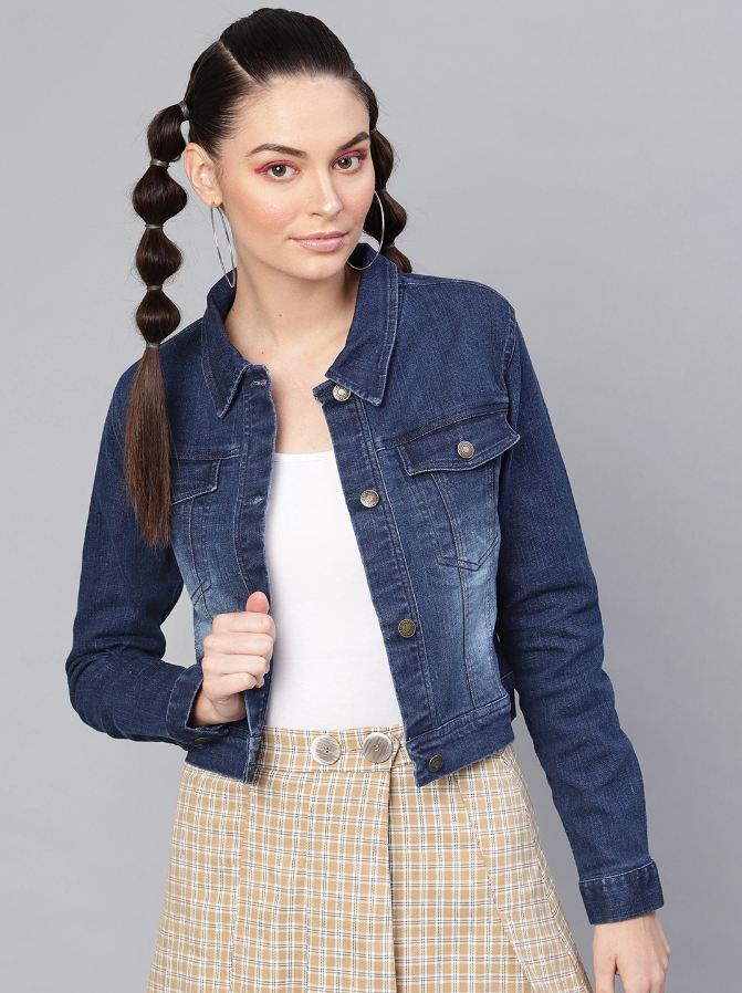 Hubberholme Women cool Solid Denim 