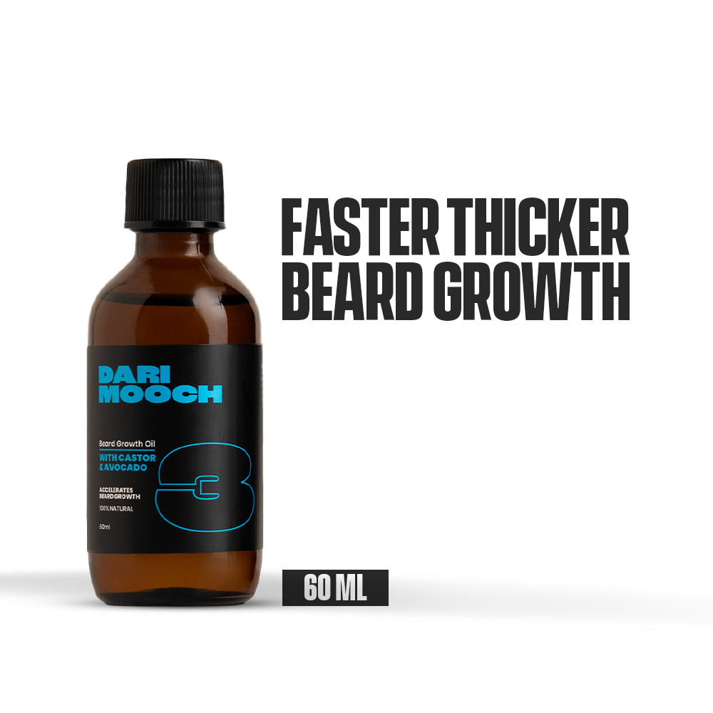 Beard Growth Oil | Best Beard Growth Oil | Beard Growth Guaranteed | Dari Mooch Growth Oil | 60ml