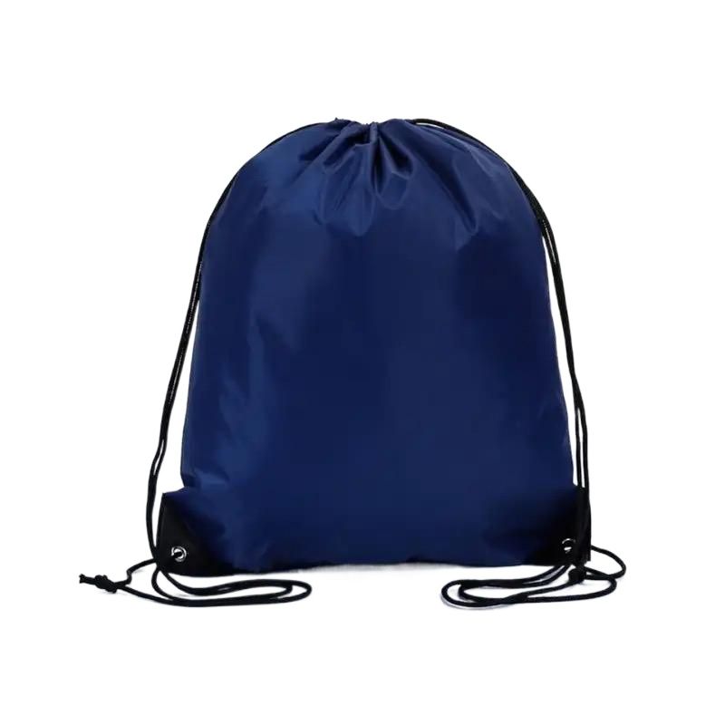 Drawstring Backpack Nylon Foldable Sports Gym Drawstring Tote Bag pack Sack For Men Women